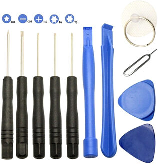 11 Stks/set Schroevendraaier Reparatie Tools Kit Opening Pry Voor Iphone 8 7 6 5 4 4S 3GS LHB99