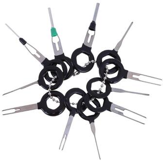 11 Stuks Auto Auto Plug Terminal Extractor Plug Terminal Verwijder Tool Set Key Pin Auto Elektrische Draad Crimp Connector extractor