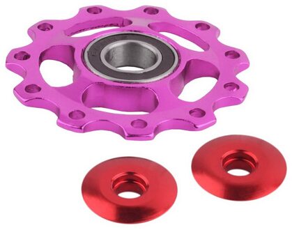 11 Tand Mtb Keramische Lager Neuswiel Katrol Road Fiets Derailleur Bicicleta Accesorios Y Piezas Accesorios Bicicleta paars