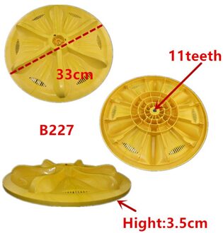 11 Tanden Diameter 33Cm Wasmachine Pulsator Vervanging Deel Golf Plaat Pulsator