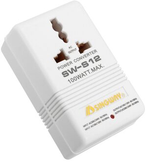 110/120V naar 220/240V Step-Up Down Voltage Converter Transformator Reizen Dual Channel Power converter Witte Travel