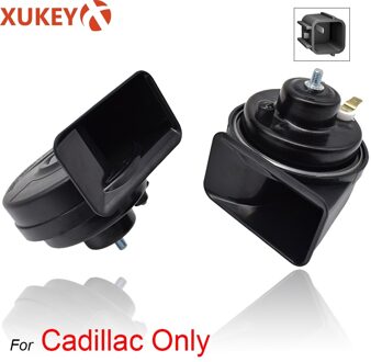 110-125db Luide Claxon Slak Soort Hoorn Voor Cadillac Cts Srx Xts Ats Escalade 12V 410/510Hz hoge Lage Toonhoogte Waterdichte Auto Hoorn For ATS 12-19
