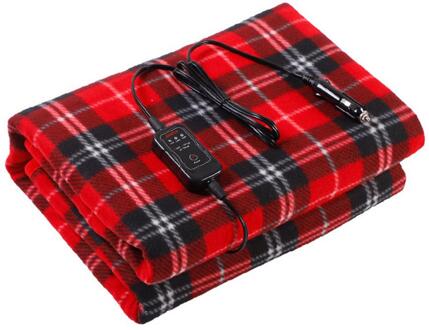 110*145Cm 12V Auto Verwarming Deken Rooster Energie Besparen Warm Winter Herfst Elektrische Deken Automotive Auto Constante temperatuur wit