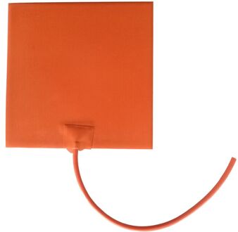 110 V 600 w 450x450x1.5mm Silicone verwarmde pad met 1000mm toonaangevende draad