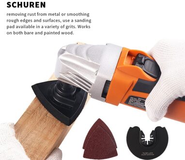 11000-22000Rpm Oscillerende Multi Tool Schuren Zuiver Koper Snijden Trimmer Vernieuwer Multifunctionele Elektrische 6 Variabele Snelheden