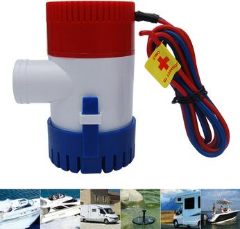 1100GPH 12V Elektrische Marine Dompelpomp Voor Boot Rv Kampeerders Duurzaam Waterpomp Zonder Bilge Schakelaar Boot Accessoires