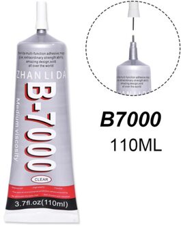 110Ml E8000 Super Mobiele Telefoon Screen Lijm Kleding Textiel Stof Rubber Component T7000 T8000 T5000 B7000 Sieraden Bead Lijm B7000 110ML doorzichtig