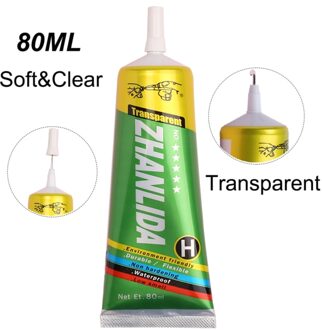 110Ml E8000 Super Mobiele Telefoon Screen Lijm Kleding Textiel Stof Rubber Component T7000 T8000 T5000 B7000 Sieraden Bead Lijm H-Glue 80ML doorzichtig