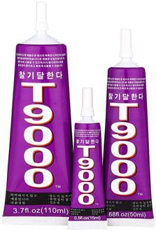 110Ml T9000 Transparante Vloeibare Lijm Krachtige Lijm Kit Mobiele Telefoon Touch Scherm Reparatie Tool, 110Ml
