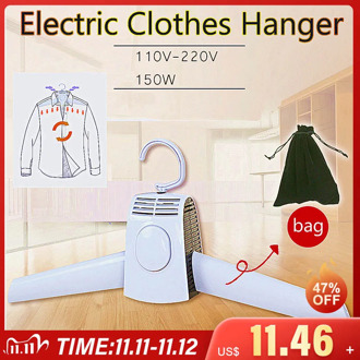 110V-220V Electric Clothes Hanger Portable Drying Cloth Machine Rack Home Indoor Dorms Dryer Shoes Clothes Hot Cold Rack