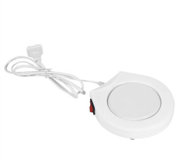 110V Witte Elektrische Cup Heater Verwarming Pad Koffie Thee Melk Cup Verwarming Pad Cup Warmer Kantoor Huishoudelijke Drank US Plug