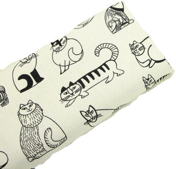 110X45Cm Dikke 100% Katoen Kat Gedrukt Doek Naaien Jurk Quilten Stoffen Voor Patchwork Handwerken Diy Handgemaakte materiaal katoen kleding stof 1