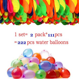 1110Pcs Water Ballonnen Voor Kinderen Jongens Ballonnen Set Party Game Quick Fill Ballon 1110 Bossen Voor Zomer Speelgoed Outdoor strand Speelgoed 222 stk