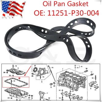 11251-P30-004 Olie Pan Pakking Voor Honda Civic CR-V Voor Acura Integra 1990-2001 Oem 11251P30004 11251-PR3-000 11251PR3000