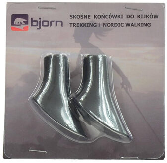 11271 t3 wandelstokknoppen (set van 2) - maat One size Zwart