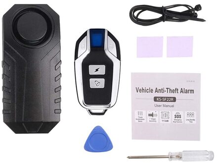 113dB Luid Smart Bluetooth Afstandsbediening Deur Window Security Anti-Diefstal IP55 Waterdichte Draadloze Motorfiets Fiets Alarm