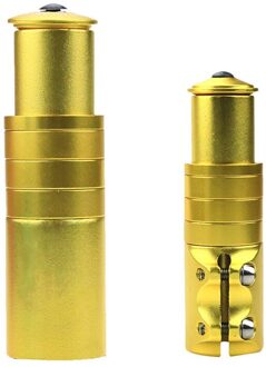 115 Mm Mtb Fiets Voorvork Stuurpen Rise Up Stuur Aluminium Fiets Riser Adapter Extender Fietsen Accessoires geel