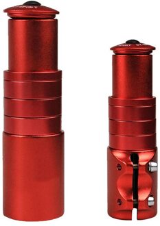 115 Mm Mtb Fiets Voorvork Stuurpen Rise Up Stuur Aluminium Fiets Riser Adapter Extender Fietsen Accessoires Rood