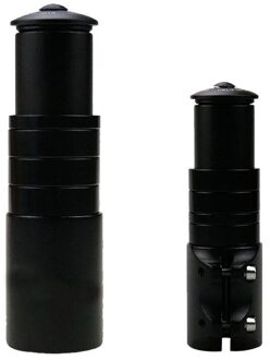 115 Mm Mtb Fiets Voorvork Stuurpen Rise Up Stuur Aluminium Fiets Riser Adapter Extender Fietsen Accessoires zwart