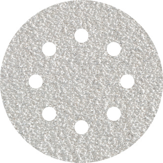 1153000 Excenterschuurpapier Met klittenband, Geperforeerd Korrelgrootte 120 (Ã) 125 mm 5 stuks