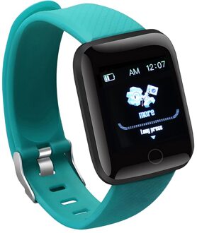 116 PLUS Smart Armband Stappenteller Kleur Scherm Bloeddruk Smart Polsband Fitness Tracker Hartslagmeter Sport Stappenteller groen
