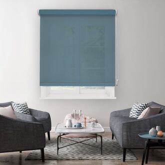 1178 Lichtdoorlatend Rolgordijn Zink Blauw 210x190cm