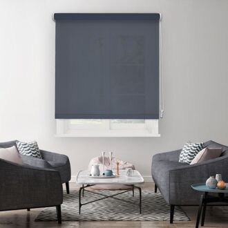 1179 Lichtdoorlatend Rolgordijn Nacht Blauw 90x190cm