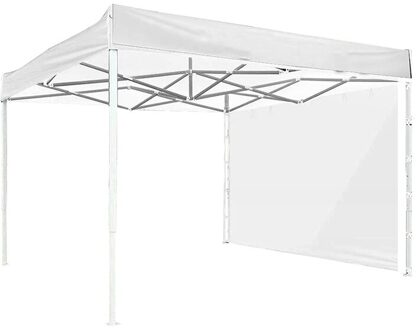 118 "* 79'' Opvouwbare Luifel Instant Solar Muur Outdoor Instant Luifels 1 Pack Wall Alleen Tuin Accessoires Decoratie outdoor wit