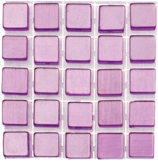 119x stuks mozaieken maken steentjes/tegels kleur lila paars 5 x 5 x 2 mm