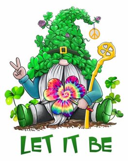 11CT Goblin Gnome Patroon Gestempeld Kruissteek Kit Katoenen Draad Handgemaakte Afdrukken Canvas Borduurwerk Set Diy Handwerken Home 05