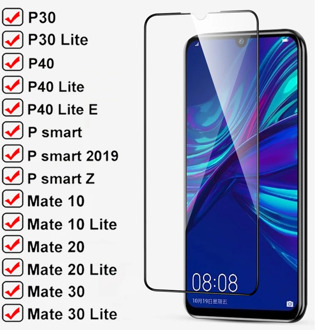 11D Tempered Glass For Huawei P30 P40 Lite e P Smart Z 2019 Safety Screen Protector Mate 30 20 10 Lite Protective Glas Film Case