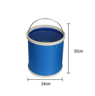 11L/13L Waterdichte Opvouwbare Emmer Handig Slijtage Vissen Emmer Camping Water Container Opslag Slip Kamp Malzemeleri