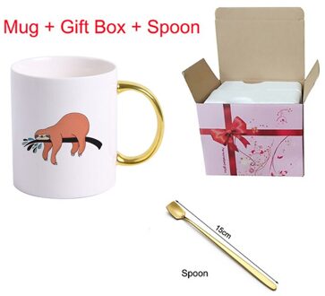 11Oz Europa Melk Koffie Mokken Cartoon Dier Ontbijt Mok Kantoor Thuis Drinkware Thee Cup 400Ml Voor Lover 'S KTDW-054 KTDW-054-F