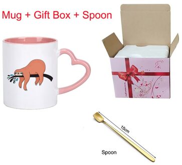 11Oz Europa Melk Koffie Mokken Cartoon Dier Ontbijt Mok Kantoor Thuis Drinkware Thee Cup 400Ml Voor Lover 'S KTDW-054 KTDW-054-G