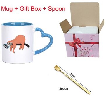 11Oz Europa Melk Koffie Mokken Cartoon Dier Ontbijt Mok Kantoor Thuis Drinkware Thee Cup 400Ml Voor Lover 'S KTDW-054 KTDW-054-H