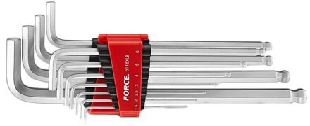 11pc Hex ball point extra long key set 5116XLB