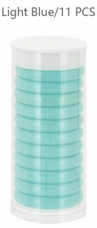 11Pcs 28Mm Hart Bindmiddel Ring Binding Schijven Diy Notebooks Planner Losse Blad Disc Paddestoel Gat Scrapbooking Ring School levert licht blauw-11stk