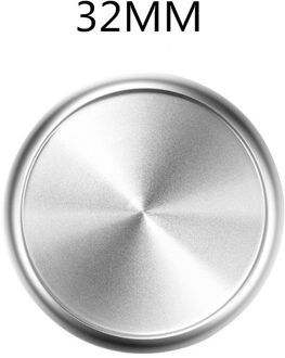 11PCS32MM Metalen Binding Ring Gesp, Aluminium Materiaal Binding Cd, Paddestoel Gat Notebook Speciale Gesp zilver