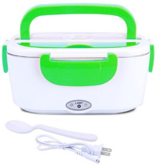 12/110/220V Draagbare Elektrische Verwarmde Lunchbox Bento Dozen Auto Voedsel Rijst GN