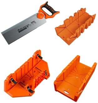 12/14 "Verstelbare Hout Mijter Box Zaag Snijden Grip Terug Zag 0/22.5/45/90 Graden type 3