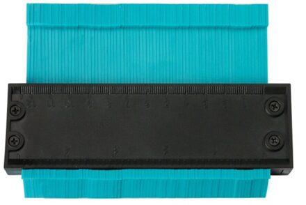 12/15/25Cm Multi-Functionele Contour Gauge Betegelen Laminaat Tegels Onregelmatige Rand Vormgeven Hout Meet Ruler tegels Laminaat Tegels 25cm / Blauw