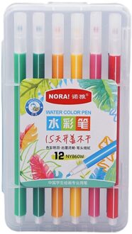 12/18/24/36Pcs Aquarel Borstel Pen Kids Tekening Wasbaar Fijne Tip Art Markers K92C 5AC105384-12