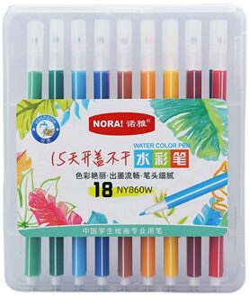 12/18/24/36Pcs Aquarel Borstel Pen Kids Tekening Wasbaar Fijne Tip Art Markers K92C 5AC105384-18