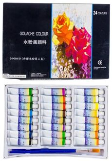 12/18/24 Kleur Set Van Art Aquarel Verf 5Ml Tube Rijke Levendige Kleuren Voor Student J2HC