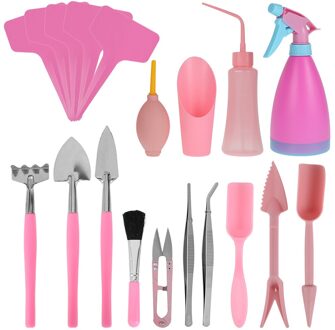 12/19 Pcs Mini Tuin Handgereedschap Succulenten Transplanteren Tool Indoor Outdoor Bonsai Planten Tuinieren Leveringen 19stk