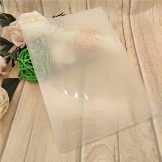 12.2*18Cm Plastic Make-Up Spiegel Sjabloon Pasen Krans Craft Card Making Papieren Kaart Album Bruiloft Decoratie Embossing Mappen