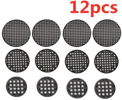 12/20/50 Pcs Voorkomen Bodem Verlies Ademende Pakking Bloempot Gat Mesh Pad Bonsai Pot Bodem Rooster Mat Tuin kas Gereedschap 3 sizes of 4 stk