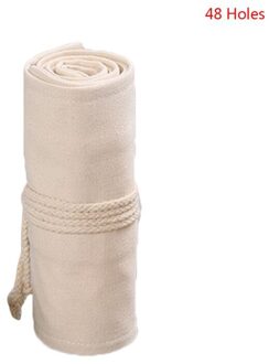 12/24/36/48/72 Gaten Canvas Roll Up Pen Gordijn Potlood Bag Case Make-Wrap Hold