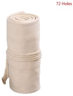 12/24/36/48/72 Gaten Canvas Roll Up Pen Gordijn Potlood Bag Case Make-Wrap Hold