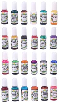 12/24 Kleuren 10G Epoxyhars Diffusie Pigment Vloeibare Kleurstoffen Diy Handgemaakte Geurkaars Coloring Dye Inkt Sieraden Maken K3NA